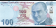 Photographie réelle : Turquie - p226e - 100&nbsp;Türk Lirası - L. 1970 / 2009 - Türkiye Cumhuriyet Merkez Bankası | MonnaiesDuMonde.n