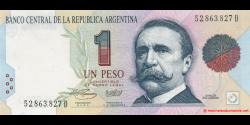 Argentine - p339b - 1 Peso Convertible - ND (1994) - Banco Central de la República Argentina