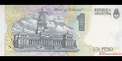 Argentine - p339b - 1 Peso Convertible - ND (1994) - Banco Central de la República Argentina