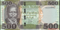 Soudan du Sud - p20a - 500 South Sudan Pounds - 2024 - Bank of South Sudan