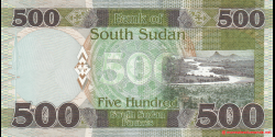Soudan du Sud - p20a - 500 South Sudan Pounds - 2024 - Bank of South Sudan
