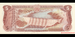 République Dominicaine - p118c4 - 5 Pesos Oro - 1988 - Banco Central de la República Dominicana