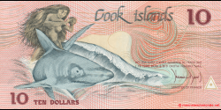 Îles Cook - p04 - 10 Dollars - ND (1987) - Ministry of Finance