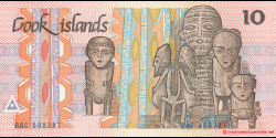 Îles Cook - p04 - 10 Dollars - ND (1987) - Ministry of Finance