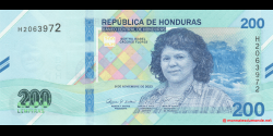 Honduras - p114 - 200 Lempiras - 09.11.2023 - Banco Central de Honduras