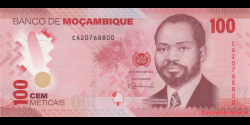 Mozambique - p157a - 100 Meticais - 16.06.2024 - Banco de Moçambique
