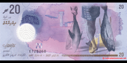 Maldives - p34a - 20&nbsp;Rufiyaa - 2025 - Maldives Monetary Authority