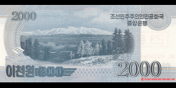 Corée du Nord - p65s - 2 000 Won - 2008 (97) - Central Bank of the Democratic Peoples Republic of Korea