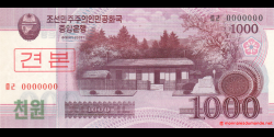Corée du Nord - p64s - 1 000 Won - 2008 (97) - Central Bank of the Democratic Peoples Republic of Korea