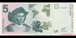 Salvador - p147b2 - 5 Colones - 2.3.1998 - Banco Central de Reserva de El Salvador