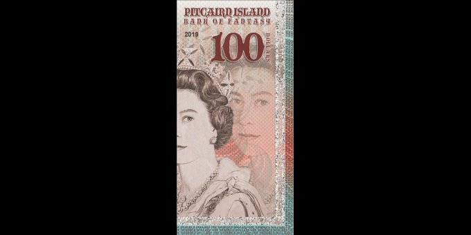 Étude du papier-monnaie : Iles Pitcairn - pNL100 - 100 dollars - 2019 - Bank of Fantasy | MonnaiesDuMonde.net