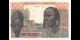 Photographie réelle : Etats de l'Afrique de l'Ouest - p02b - 100 francs - ND (1962) - Banque Centrale des Etats de l'Afrique de