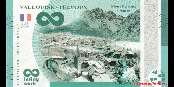 Étude du papier-monnaie : Vallouise-Pelvoux - pNL02 - 2024 | MonnaiesDuMonde.net