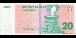 Zimbabwe - p111a - 20 ZiG - 2024 - Reserve Bank of Zimbabwe